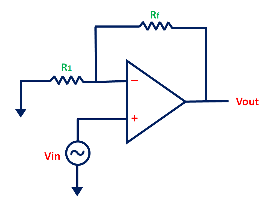 non investing terminal of op amp circuit
